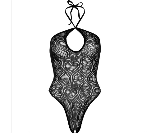 LEG AVENUE - BODY SEAMLESS HALTER NECK BLACK