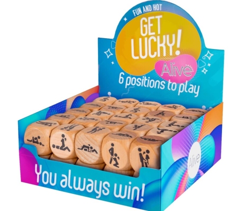 ALIVE - GET LUCKY DADO 6 POSICIONES (PACK 50 UNIDADES)