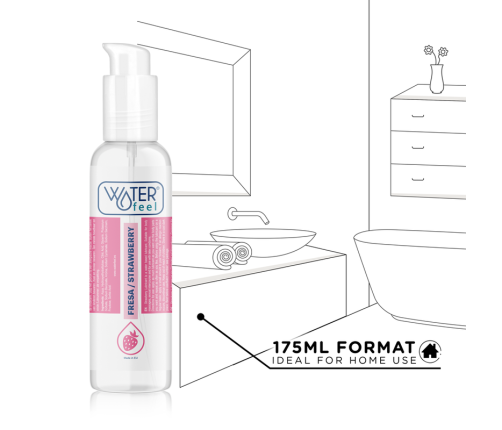 WATERFEEL - STRAWBERRY WATER BASED LUBRICANT 175 ML