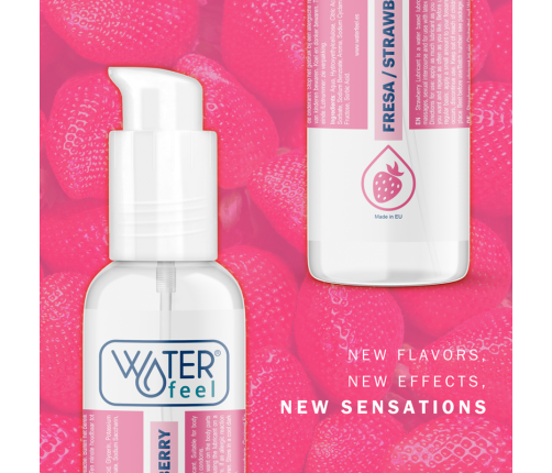 WATERFEEL - STRAWBERRY WATER BASED LUBRICANT 175 ML