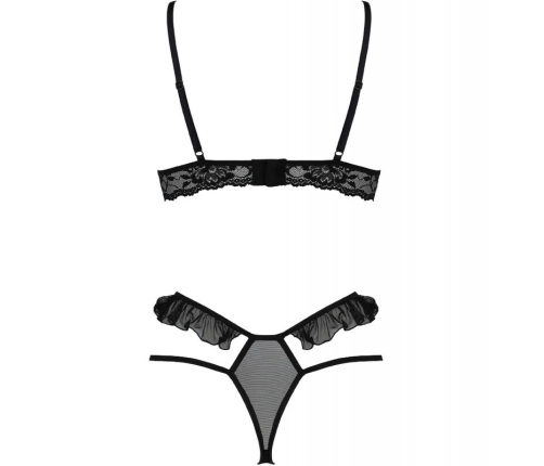 PASSION - DOLLY SET TWO PIECES BLACK S/M