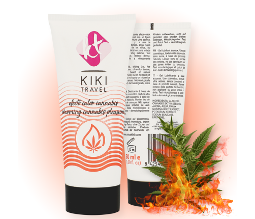 KIKÍ TRAVEL - CANNABIS HOT EFFECT LUBRICANT 50 ML