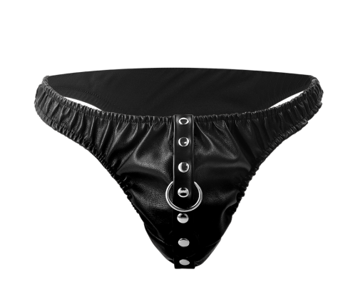 DARKNESS - SUBMISSION THONG WITH METAL CHAIN