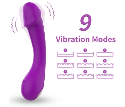 ARMONY - DILDO VIBRATOR G-SPOT SILICONE PURPLE