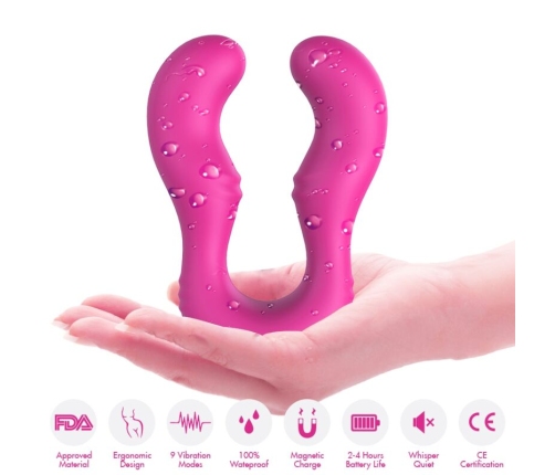 ARMONY - SERAPH VIBRATOR DOUBLE REMOTE CONTROL FUCHSIA
