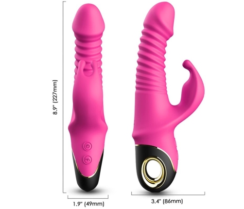 ARMONY - ZING DILDO VIBRATOR RABBIT FUCHSIA