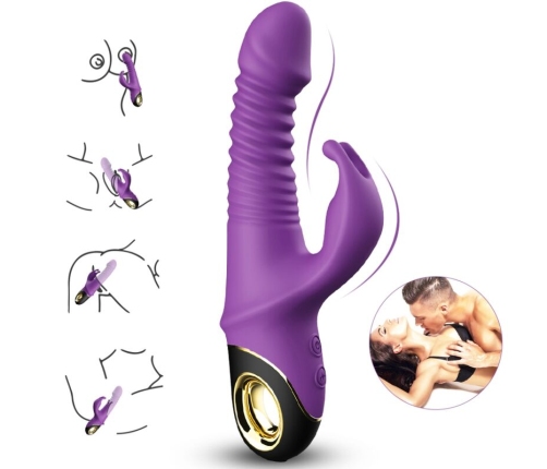 ARMONY - ZING DILDO VIBRATOR RABBIT PURPLE