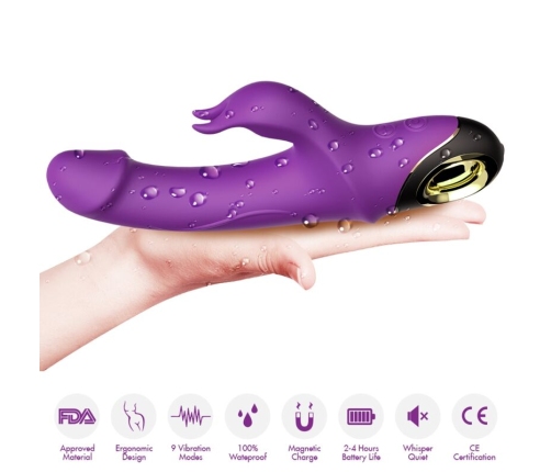 ARMONY - METEROR DILDO VIBRATOR RABBIT PURPLE
