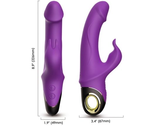 ARMONY - METEROR DILDO VIBRATOR RABBIT PURPLE