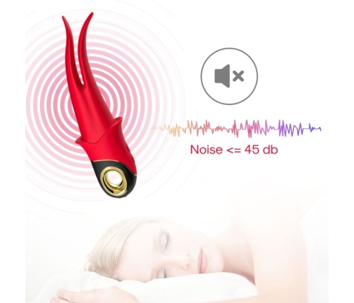 ARMONY - SHADOW VIBRATOR DOUBLE-HEAD TEASING RED