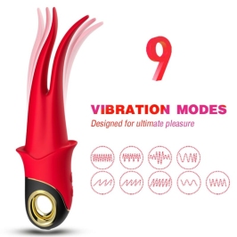 ARMONY - SHADOW VIBRATOR DOUBLE-HEAD TEASING RED ARMONY - SHADOW VIBRATOR DOUBLE-HEAD TEASING RED