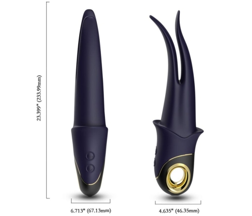 ARMONY - SHADOW VIBRATOR DOUBLE-HEAD TEASING BLUE