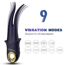 ARMONY - SHADOW VIBRATOR DOUBLE-HEAD TEASING BLUE ARMONY - SHADOW VIBRATOR DOUBLE-HEAD TEASING BLUE