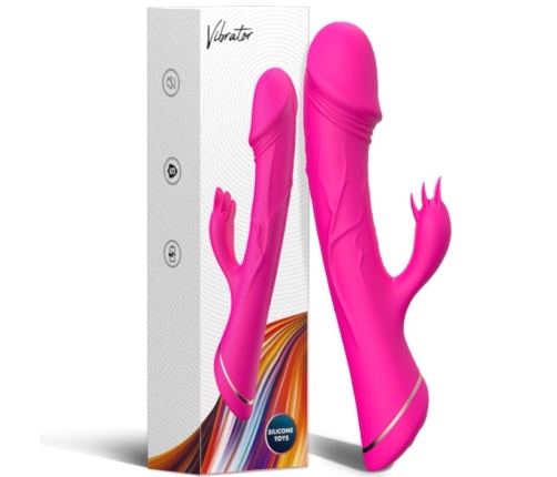 ARMONY - DILDO VIBRATOR RABBIT SILICONE FUCHSIA