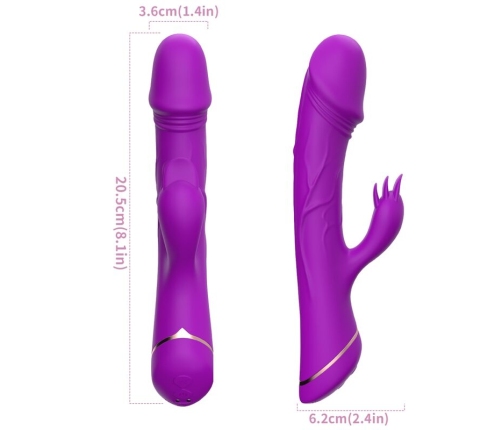 ARMONY - DILDO VIBRATOR RABBIT SILICONE PURPLE