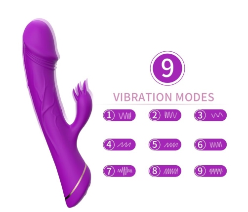 ARMONY - DILDO VIBRATOR RABBIT SILICONE PURPLE
