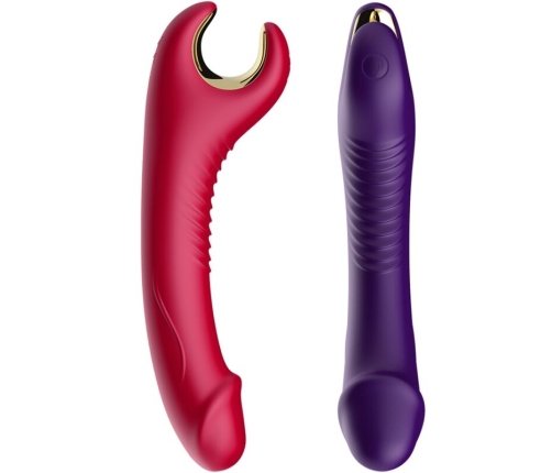 ARMONY - PRINCE DILDO VIBRATOR & ROTATOR RED