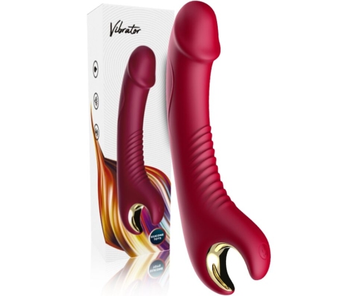 ARMONY - PRINCE DILDO VIBRATOR & ROTATOR RED