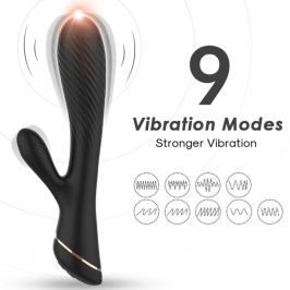 ARMONY - VIBRATOR RABBIT SILICONE BLACK ARMONY - VIBRATOR RABBIT SILICONE BLACK