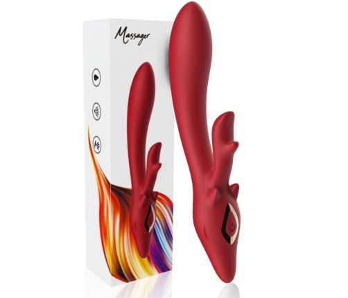 ARMONY - ELK VIBRATOR RABBIT CURVED RED