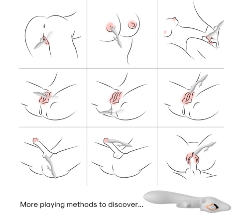 ARMONY - ELK VIBRATOR RABBIT CURVED RED