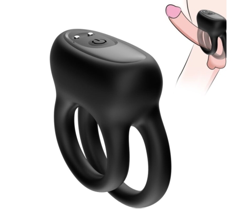 ARMONY - DOUBLE RING VIBRATOR BLACK