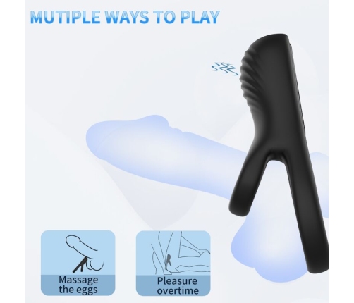 ARMONY - DOUBLE RING VIBRATOR BLACK