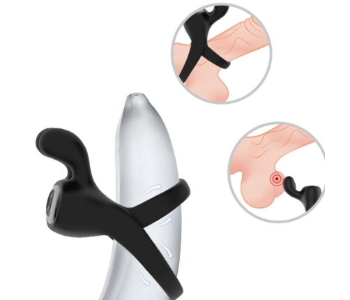 ARMONY - RING VIBRATOR RABBIT BLACK