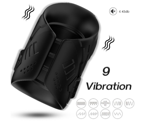 ARMONY - MASTURBATOR & VIBRADOR NEGRO