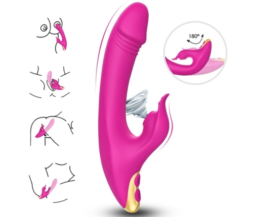 ARMONY - LOVE CLITORIS & G-SPOT SUCTION CUP FUCHSIA
