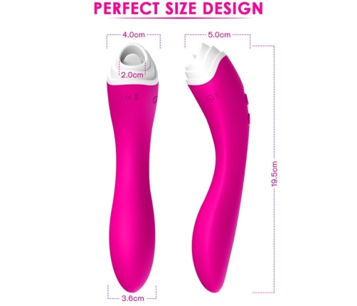 ARMONY - FAIRYLAND ESTIMULADOR CON LENGUA CLITORIS & VIBRADOR FUCISA