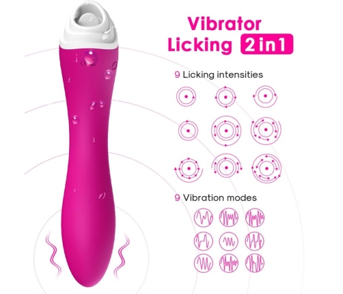 ARMONY - FAIRYLAND ESTIMULADOR CON LENGUA CLITORIS & VIBRADOR FUCISA