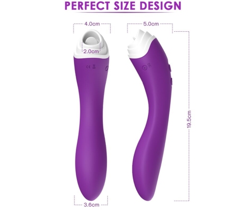 ARMONY - FAIRYLAND LICKING VIBRATING CLIT & VIBRATOR PURPLE