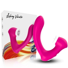 ARMONY - SECRETKISS ESTIMULADOR CON LENGUA CLITORIS & VIBRADOR CURVO FUCSIA ARMONY - SECRETKISS ESTIMULADOR CON LENGUA CLITORIS & VIBRADOR CURVO FUCSIA