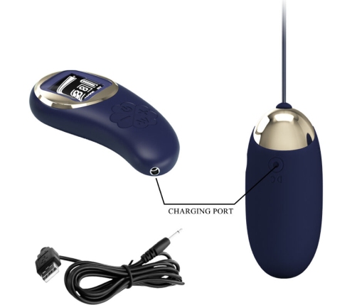 PRETTY LOVE - MINA VIBRATING EGG REMOTE CONTROL BLUE