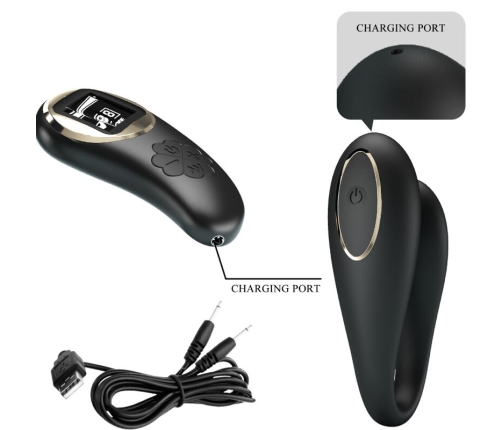 PRETTY LOVE - NATHAN DOUBLE PLEASURE VIBRATOR REMOTE CONTROL