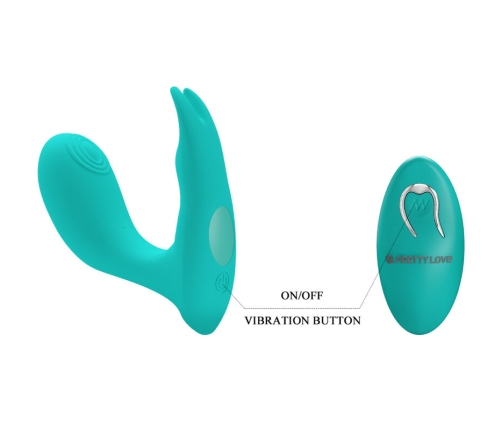 PRETTY LOVE - IDABELLE VIBRATION & PULSATION REMOTE CONTROL BLUE