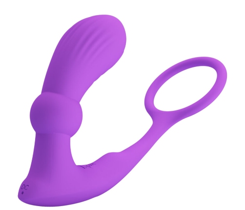 PRETTY LOVE - WARREN VIOLET ANAL RING & VIBRATOR