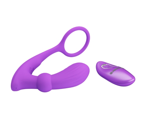 PRETTY LOVE - WARREN VIOLET ANAL RING & VIBRATOR