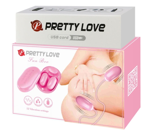 PRETTY LOVE - FUN BOX BALA VIBRADORA ROSA