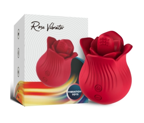 ARMONY - ROSE VIBRATOR & STIMULATOR RED