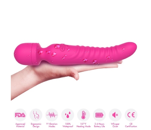 ARMONY - MISSION MASSAGER & VIBRATOR HEAT EFFECT FUCHSIA