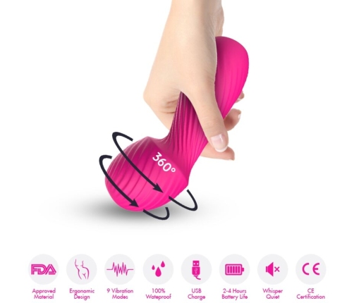 ARMONY - DAZZLE MASSAGER & VIBRATOR SMALL FUCHSIA