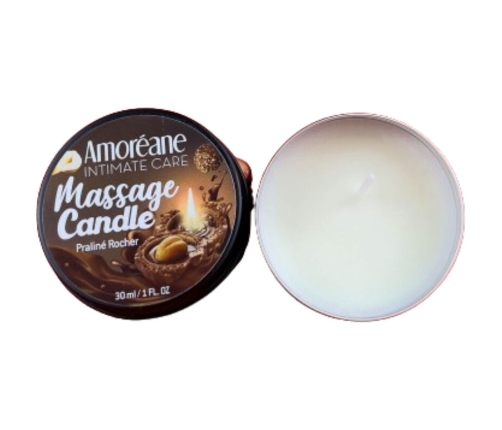 AMOREANE - MASSAGE CANDLE ROCHER PRALINE 30 ML