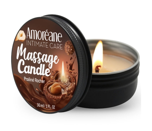 AMOREANE - MASSAGE CANDLE ROCHER PRALINE 30 ML