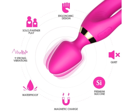 ARMONY - MASSAGER & VIBRATOR RABBIT FUCHSIA
