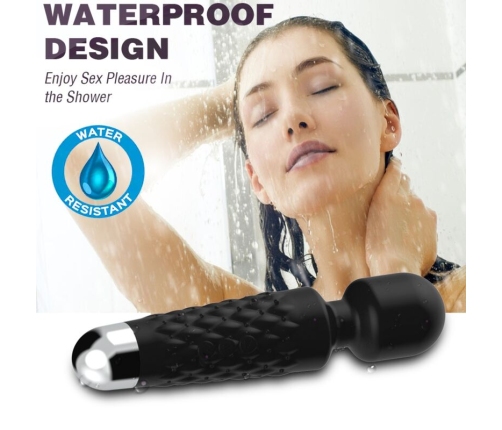 ARMONY - POSTMAN MASSAGER & VIBRATOR SUPER FLEXIBLE HEAD BLACK