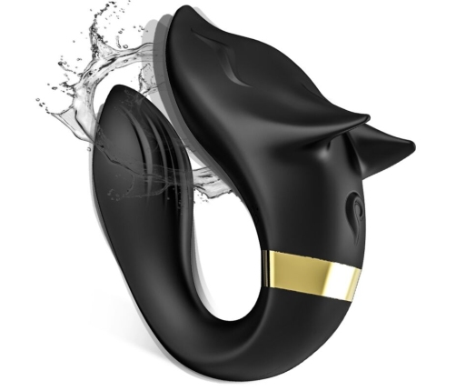 ARMONY - FOX VIBRATOR FOR COUPLES REMOTE CONTROL BLACK