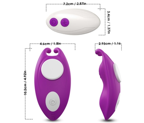 ARMONY - HONEYBEE WEARABLE PANTIES VIBRATOR G-SPOT REMOTE CONTROL PURPLE