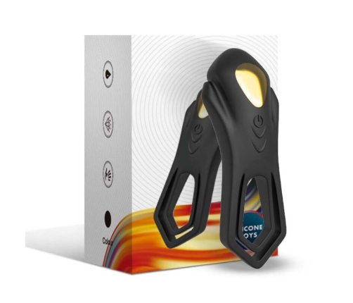 ARMONY - ROADSTER VIBRATOR DOUBLE RING REMOTE CONTROL BLACK